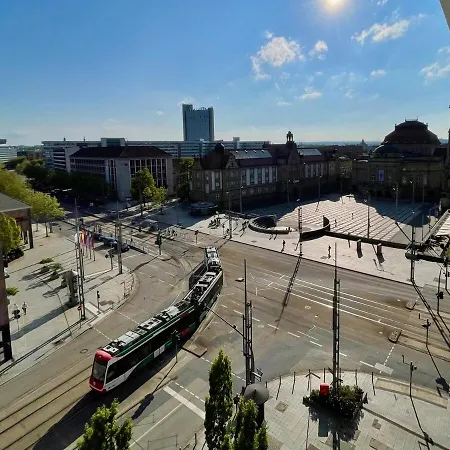 Panoramablick Am Theaterplatz Stilvolle Apartment Chemnitz